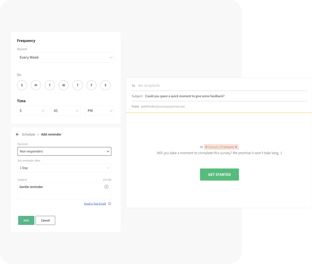 Scheduled reports