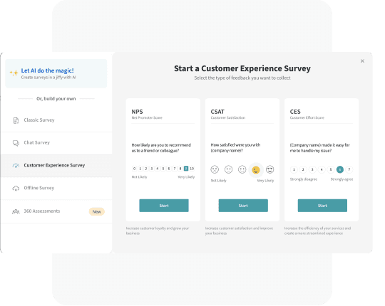 Collect Feedback Across All Touchpoints Collect Feedback Across All Touchpoints